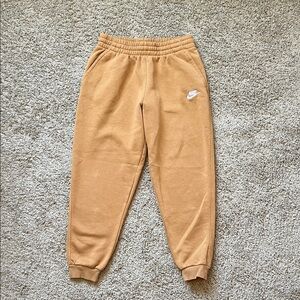 Nike Camel Joggers with Logo